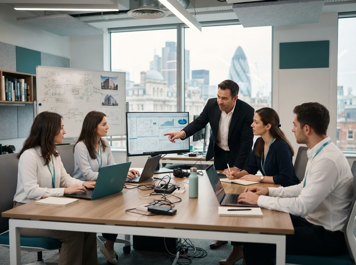 Everzorin analyst reviewing structured market data on a workstation